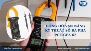 Đồng hồ vạn năng kỹ thuật số ba pha PCE-GPA 62