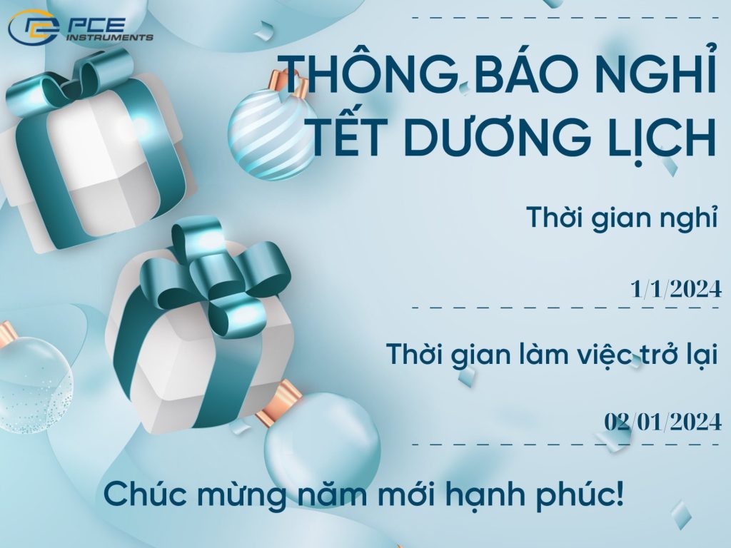 Thông báo lịch nghỉ tết dương lịch 2024