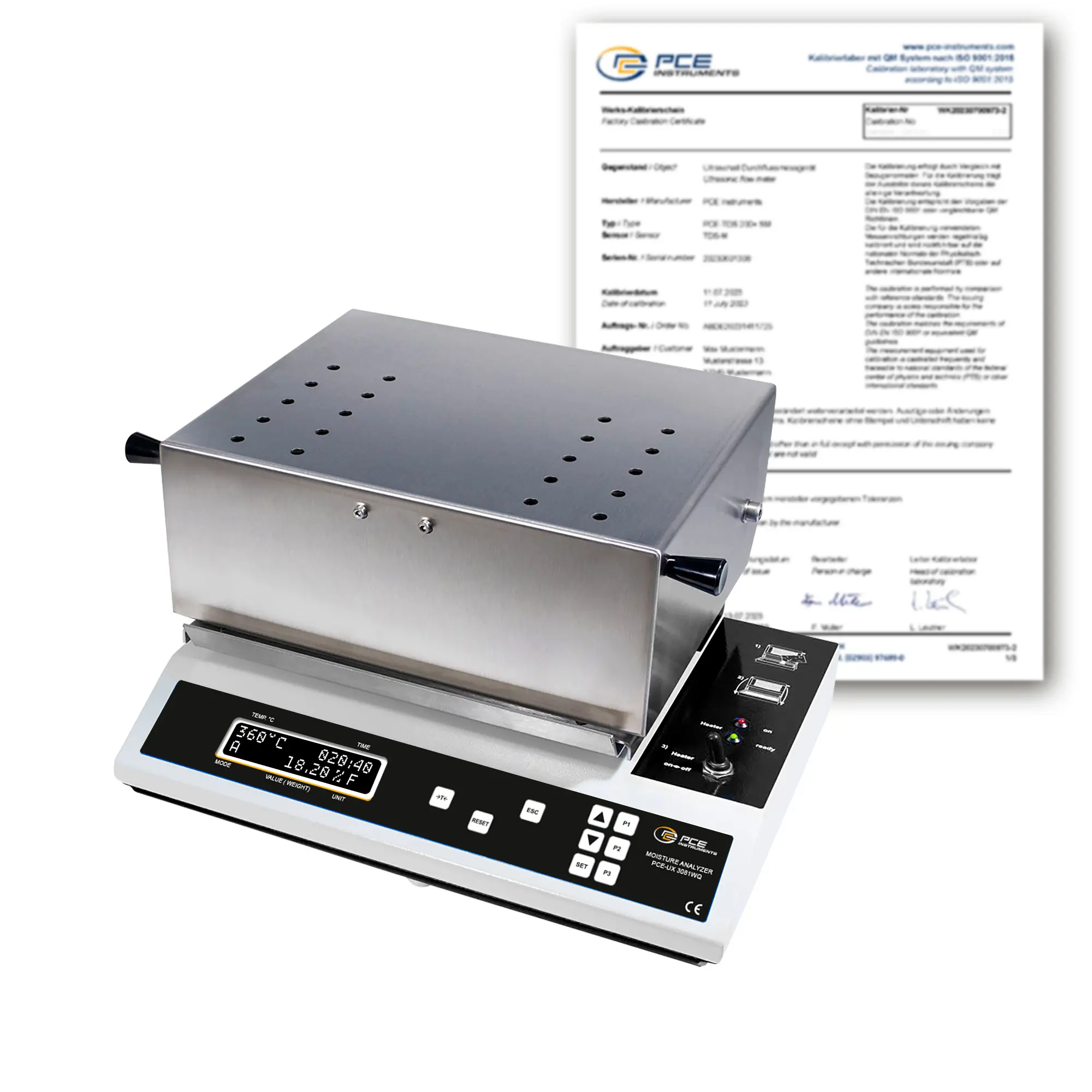 Máy đo độ ẩm PCE-UX 3081WQ-ICA - PCE